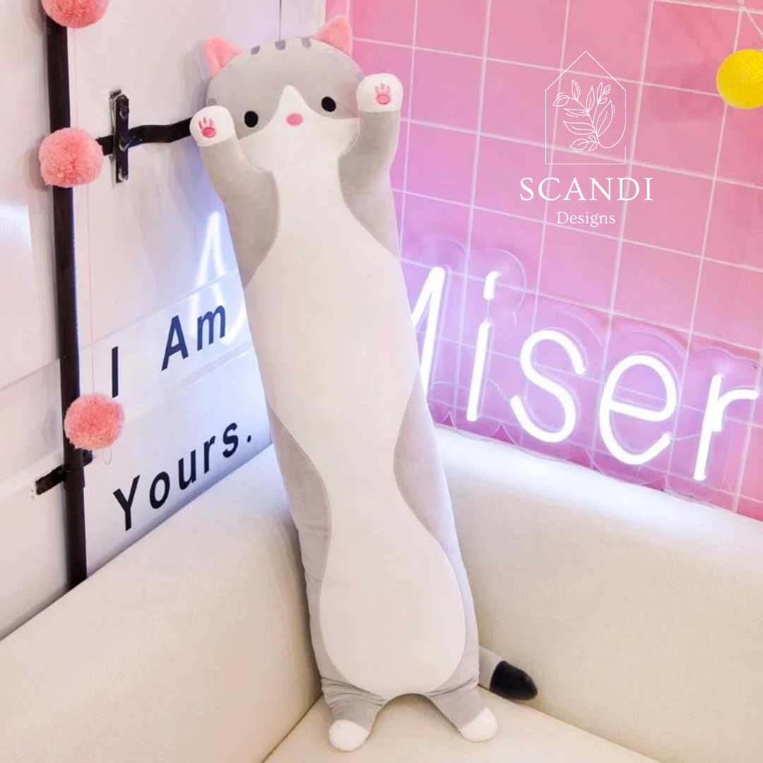 Natalie the Noodle Cat Grey