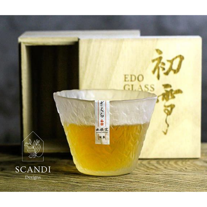 quarant'ottio 雪の結晶ピアス Cristallo di Neve スノークリスタル ピアス/イヤリング(ギフトボックス別売) | 北一硝子