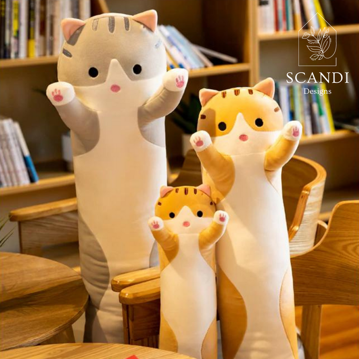 Natalie the Noodle Cat - Grey – Scandi Designs