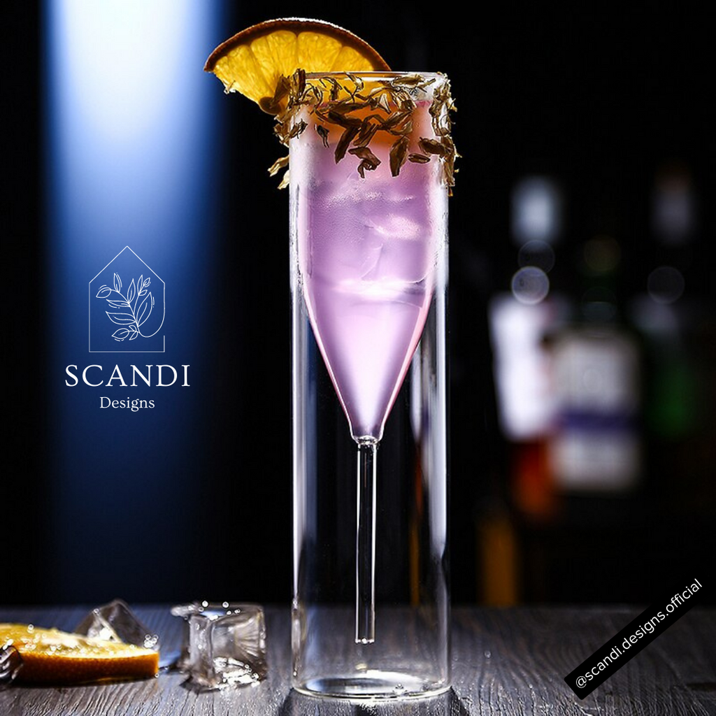 Scandi Celebration Champagne Glass