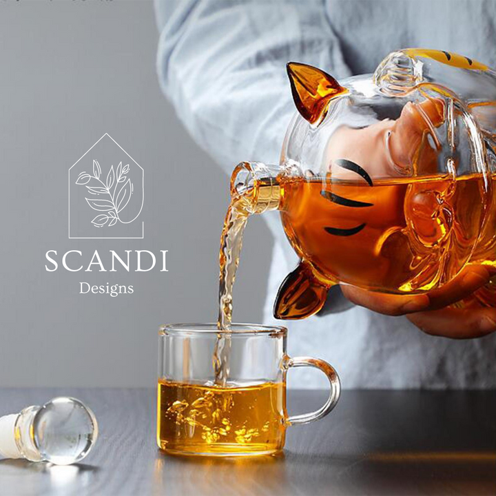 Scandi Kitty Decanter