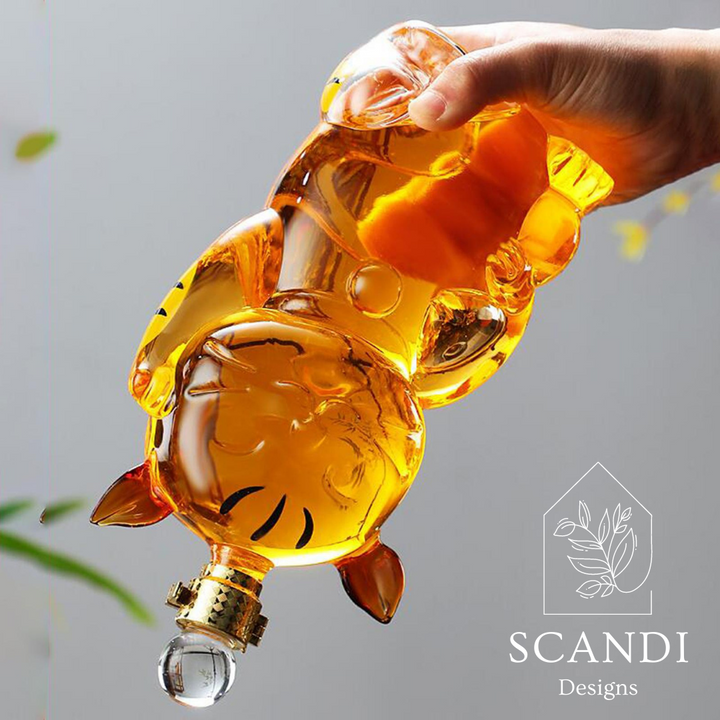 Scandi Kitty Decanter