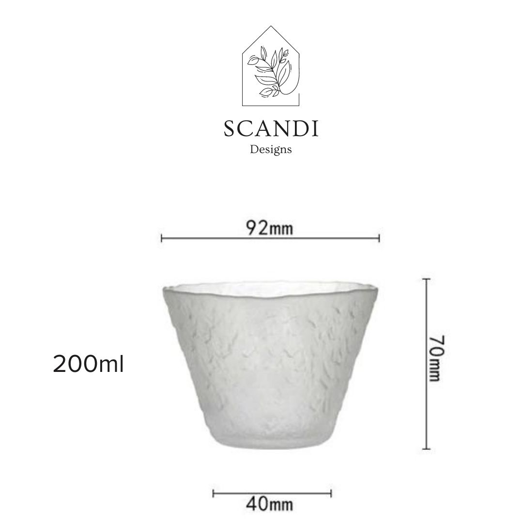 Snow <雪 / Yuki> - Japanese Crystal Glass Collection