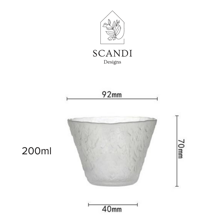 Snow <雪 / Yuki> - Japanese Crystal Glass Collection