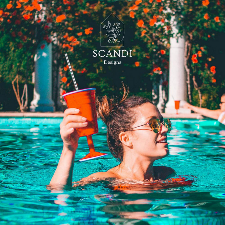Scandi Ecofriendly Reuseable Straws - Rainbow