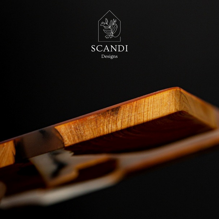 Scandi Natural Cedar Wood Coaster Set