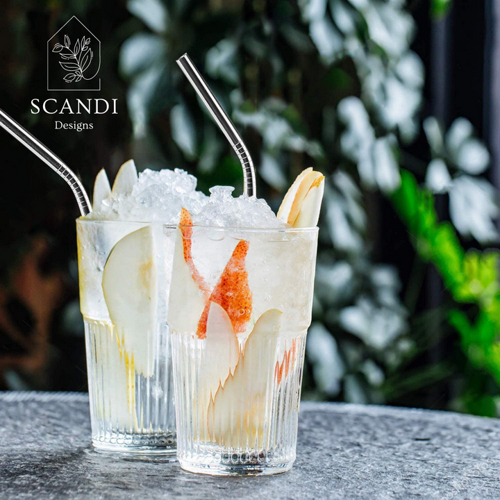 Scandi Ecofriendly Reuseable Straws - Rose Gold