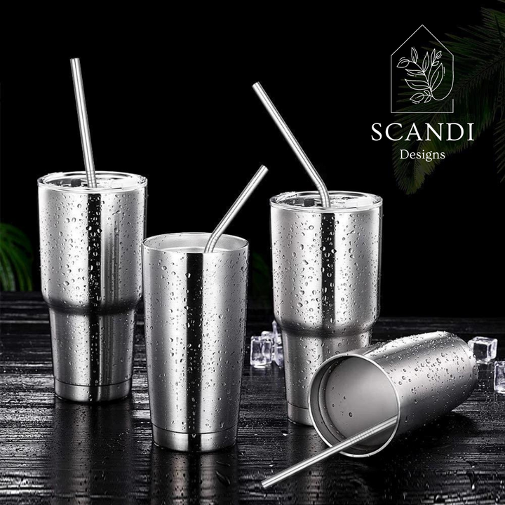 Scandi Ecofriendly Reuseable Straws - Gold