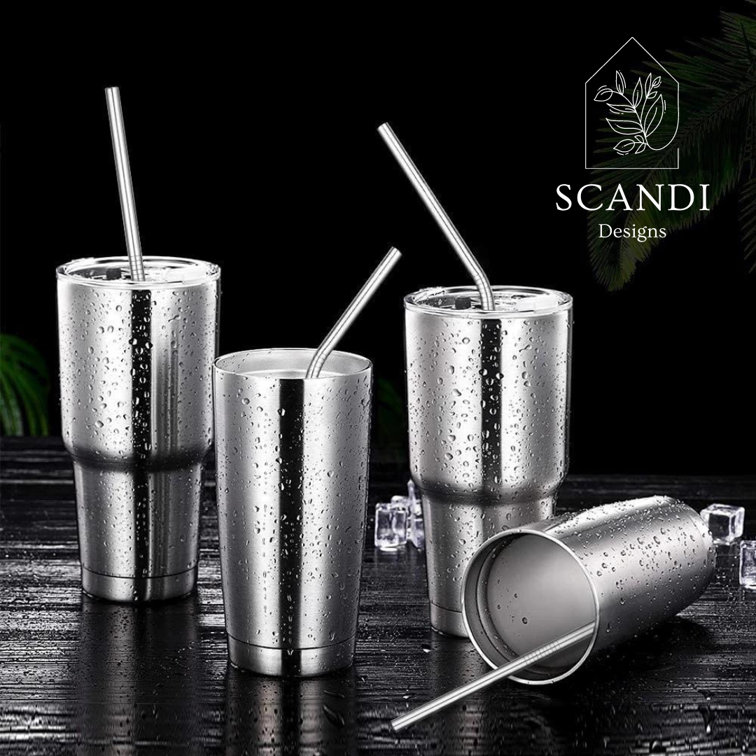 Scandi Ecofriendly Reuseable Straws - Rainbow