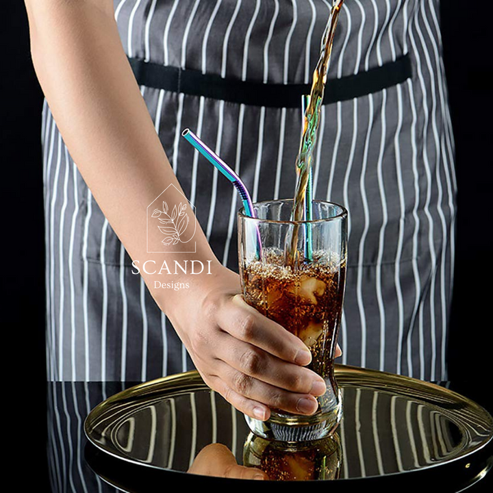 Scandi Ecofriendly Reuseable Straws - Rose Gold
