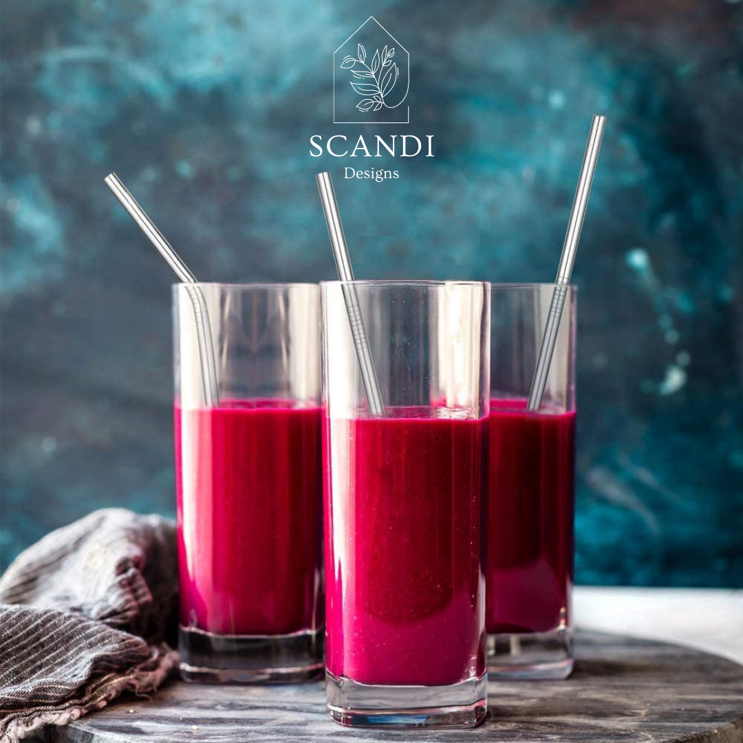 Scandi Ecofriendly Reuseable Straws - Rainbow