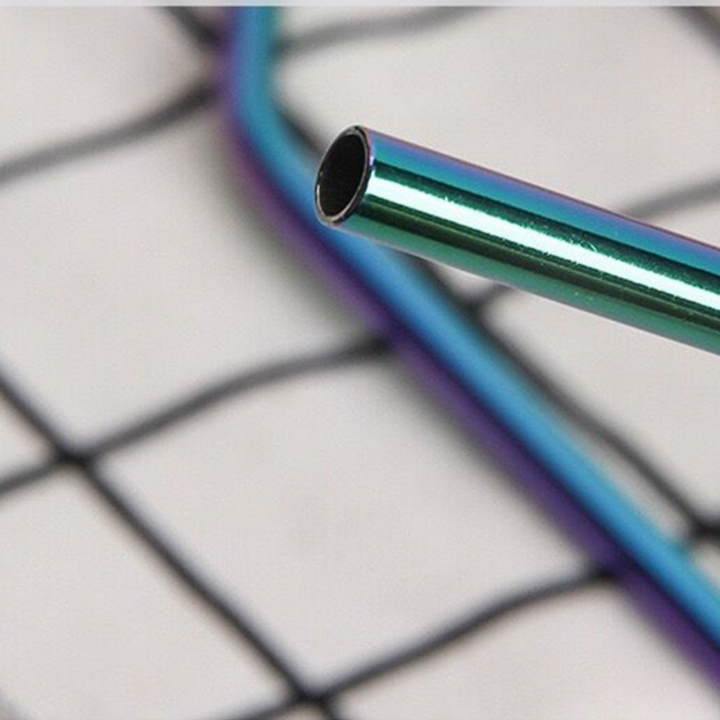 Scandi Ecofriendly Reuseable Straws - Rainbow