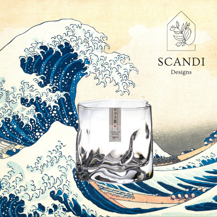 Great Wave off Kanagawa <神奈川沖浪裏> - Japanese Crystal Glass Collection