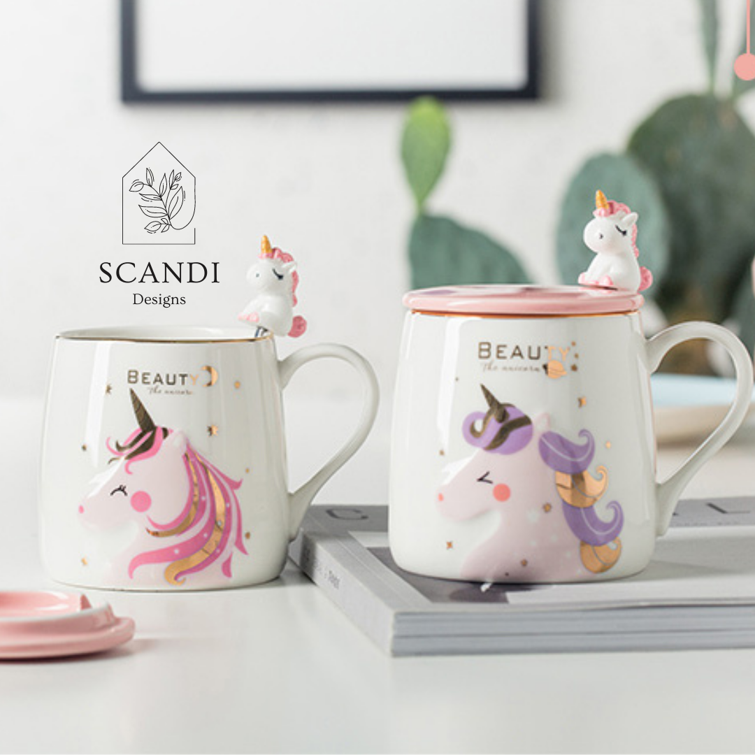 1980's unicorn coffee mugs Scandi Unicorn Mug – Scandi Designs