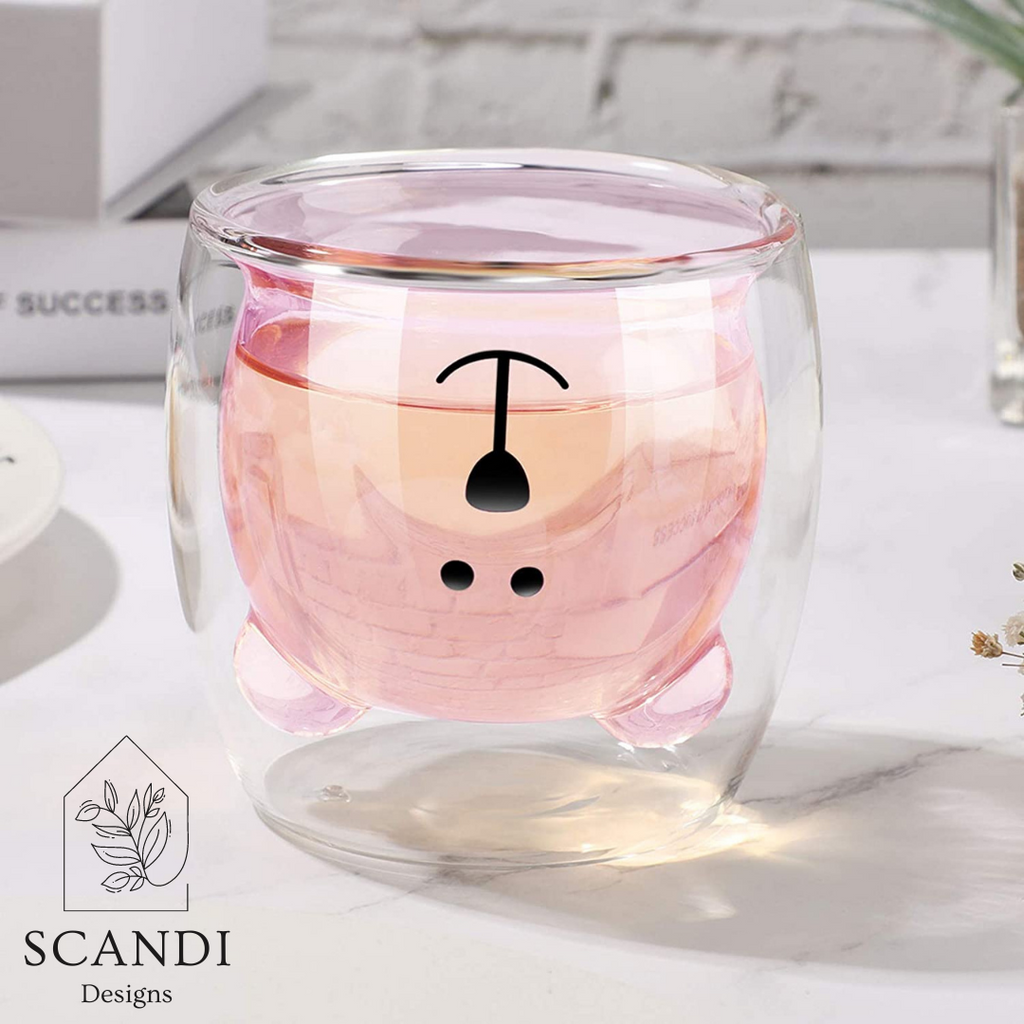 Scandi Pooh - Pink Mug